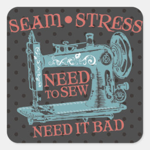 Fertigen Sie Produkt besonders an Quadratischer Aufkleber