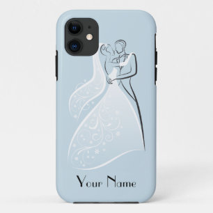 Fertigen Sie Produkt-blaue Retro iPhone 11 Hülle