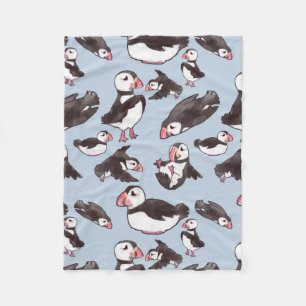 Fertigen Sie Puffin-Baby-Fleece-Decke besonders an Fleecedecke