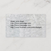 Fertigen Sie Seiten Granit-Papier u. Goldklammer Visitenkarte (Rückseite)