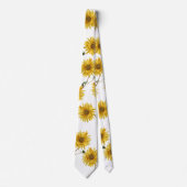 Fertigen Sie Sonnenblume-Party besonders an Krawatte (Vorderseite)