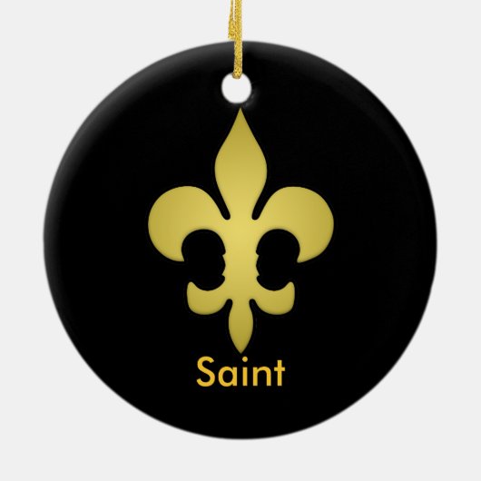 Fertigen Sie "Superheilige " kundenspezifisch an Keramik Ornament (Hinten)