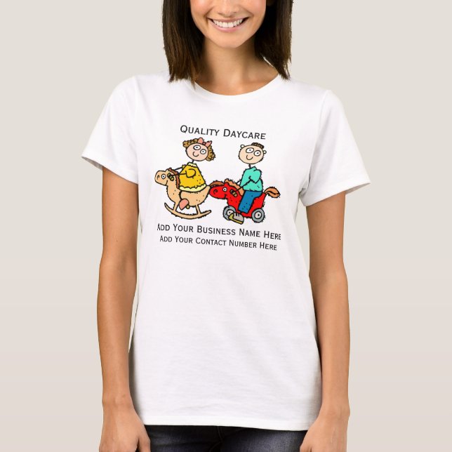Fertigen Sie T für Kinderbetreuungs-oder T-Shirt (Vorderseite)
