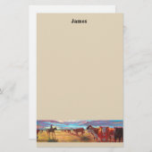 Fertigen Sie Vieh-Papierbriefpapier besonders an Briefpapier (Vorne/Hinten)