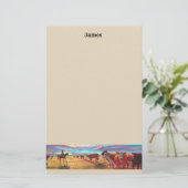 Fertigen Sie Vieh-Papierbriefpapier besonders an Briefpapier (Stehend Vorderseite)