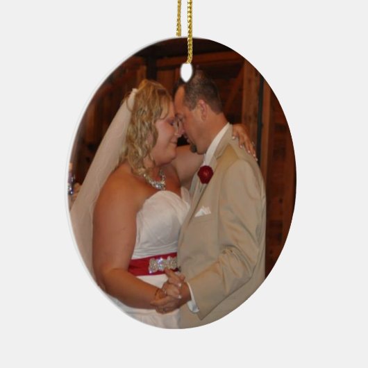 fertigen Sie w/special Foto Keramik Ornament (Rechts)