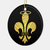 Fertigen Sie "wir Dat" Verzierung kundenspezifisch Keramikornament (Links)