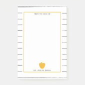 Fertiger Apfellehrer Post-it Klebezettel (Vorderseite)