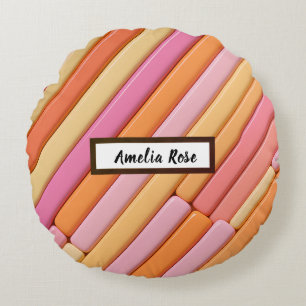 Fertiges Rundkissen mit benutzerdefinierter Pastel Rundes Kissen