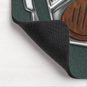 Fertiggericht Messer und Spork Mousepad (Ecke)