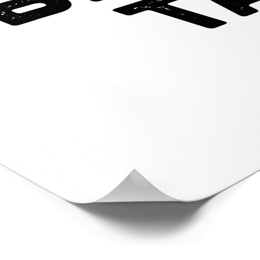 Fertigpäckchen für den Abflug Poster (Ecke)