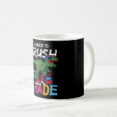 Fertigputz Erster Schullehrer Kinder Dinosaurier Kaffeetasse (VorderseiteRechts)
