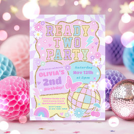 Fertigstellung 2 Party Groovy Preppy Varsity 2. Ge Einladung