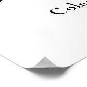 Fertigstellung der Typografie Poster (Ecke)