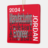 Fertigungsingenieur Extraordinaire CUSTOM Keramikornament (Links)