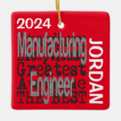 Fertigungsingenieur Extraordinaire CUSTOM Keramikornament (Vorderseite)