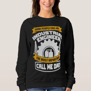 Fertigungsingenieur für einen Wirtschaftsingenieur Sweatshirt