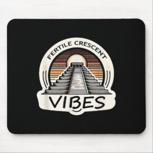 Fertile Crescent Vibes Funny Ancient Mesopotamian Mousepad