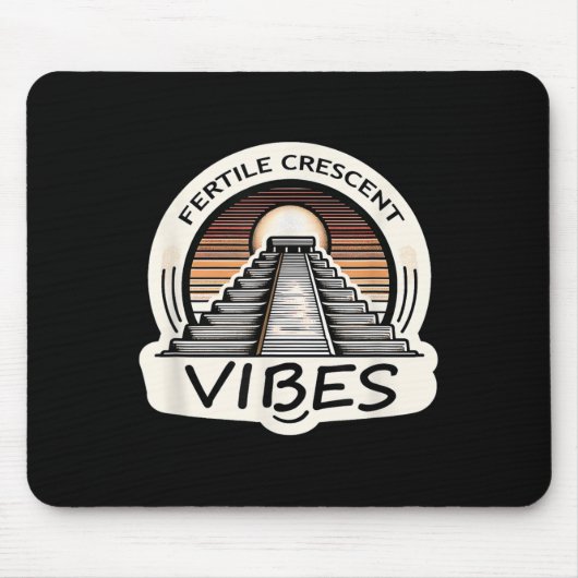 Fertile Crescent Vibes Funny Ancient Mesopotamian Mousepad (Vorne)