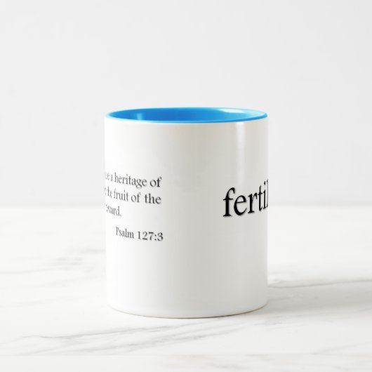 Fertili-Tee Scripture-Tee u. Kaffee-Tasse Zweifarbige Tasse (Mittel)