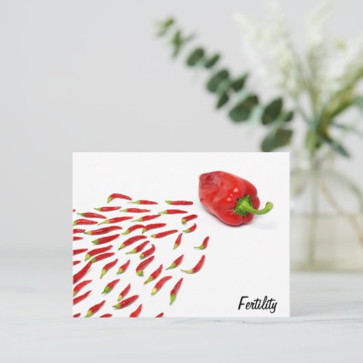 Fertilität Postkarte (Stehend Vorderseite)