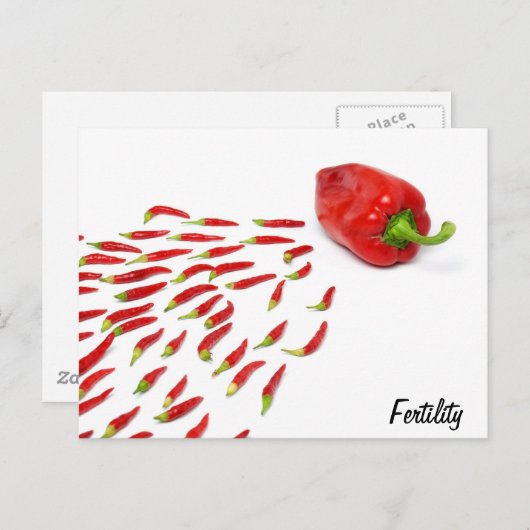 Fertilität Postkarte (Vorne/Hinten)