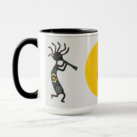 Fertilität Springtime Kokopelli Tasse (Links)