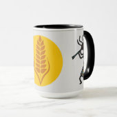 Fertilität Springtime Kokopelli Tasse (VorderseiteRechts)