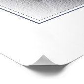 Fertilitätspopster auf Weiß Poster (Ecke)