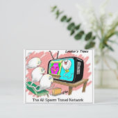 Fertilitätsreisenetz Postkarte (Stehend Vorderseite)