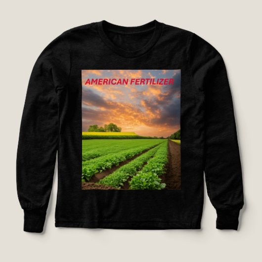 Fertilizer Ad Art Girls Tri-Blend Shirt (Design Vorderseite)