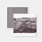 Fes Leather Tannery - Fes - Marokko Magnet (Vorderseite/Rückseite)