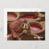 Fès, Maroc Postkarte (Vorne/Hinten)