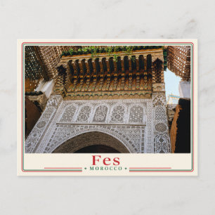 Fes - Marokko Postkarte