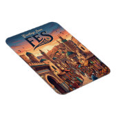 Fes Medina Marokko Magnet (Rechte Seite)