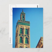 fes minaret medina postkarte (Vorne/Hinten)