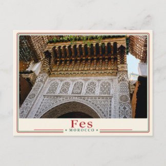 Fes - Morocco Postcard Postkarte