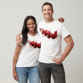 Fesselnde ABSTRACTE BLUMEN Gestaltung T-Shirt (Unisex)