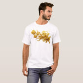 Fesselnde ABSTRACTE BLUMEN Tragbare Kunst T-Shirt (Vorne ganz)