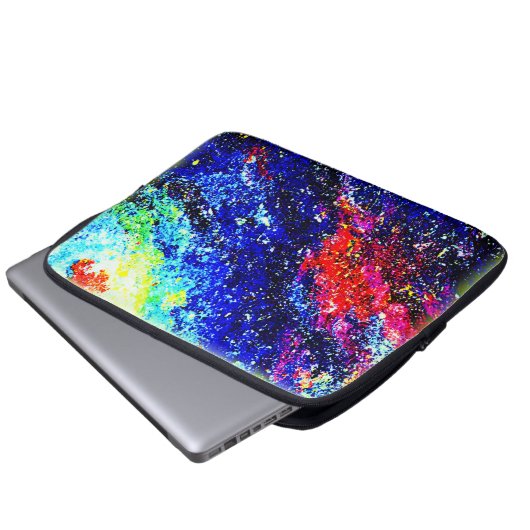 Fesselnde Farben des Universums. Jetzt kaufen Laptopschutzhülle (Vorne Knopf)