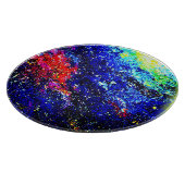 Fesselnde Farben des Universums. Jetzt kaufen Schneidebrett (Ecke)