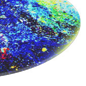 Fesselnde Farben des Universums. Jetzt kaufen Schneidebrett (Ecke)