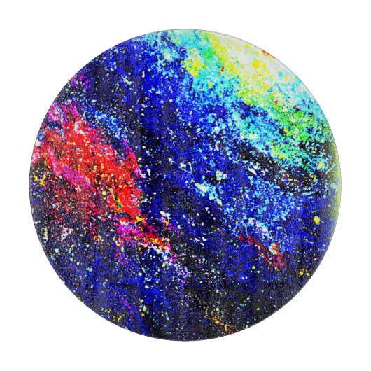 Fesselnde Farben des Universums. Jetzt kaufen Schneidebrett (Vorderseite)