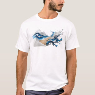 Fesselnde STRAND ABSTRACT Fashion Art T-Shirt
