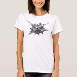 Fesselndes Gold Abstrakt Sterne Kunst Druck T-Shirt