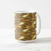 Fesselndes Goldmuster Kaffeetasse (VorderseiteRechts)
