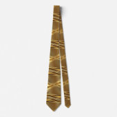 Fesselndes Goldmuster Krawatte (Vorderseite)
