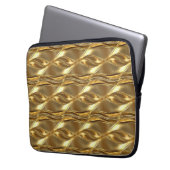 Fesselndes Goldmuster Laptopschutzhülle (Vorderseite Links)