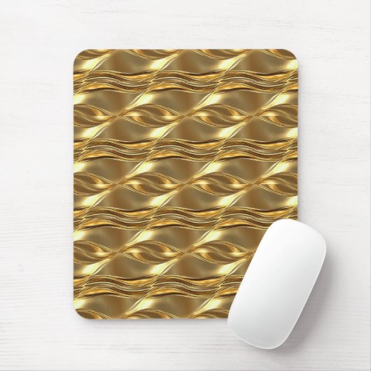 Fesselndes Goldmuster Mousepad (Mit Mouse)