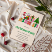 Fest AF Funny Christmas Party | Moderner Urlaub Einladung